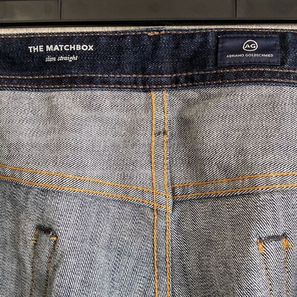 ADRIANO GOLDSCHMIED Men’s “ The Matchbox” Slim Straight Jeans Size 40” x 30” - Picture 5 of 7